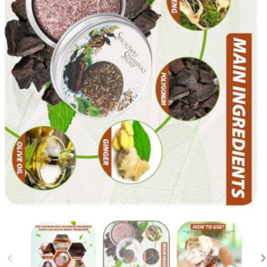 Hair shampoo soap - Natural remedies